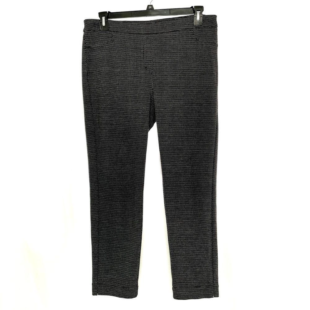 TravelSmith Pants Slack Black White Size 16  Classic Fit